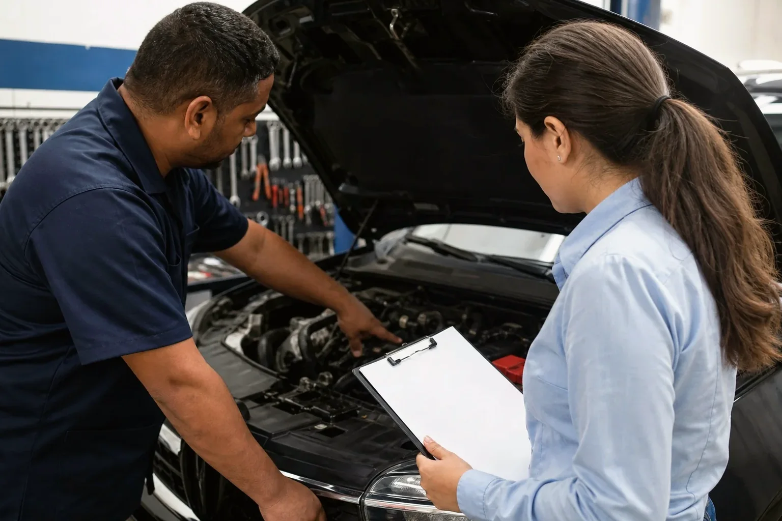 Equipe de despachantes em Palmas fazendo o cadastro de motor.